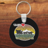 Canada Alberta Rocky Mountains Sleutelhanger (Voorkant)