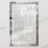 Canada, Alberta. Sneeuwtrein VIA Rail tussen Briefpapier (Voorkant)