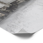 Canada, Alberta. Sneeuwtrein VIA Rail tussen Poster (Hoek)