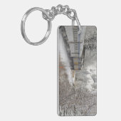 Canada, Alberta. Sneeuwtrein VIA Rail tussen Sleutelhanger (Voorkant Links)