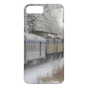 Canada, Alberta. VIA Rail Sneeuwtrein tussen iPhone 8 Plus / 7 Plus Hoesje
