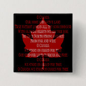 Canada Anthem Button Canada Souvenirs Canada Gift (Voorkant)