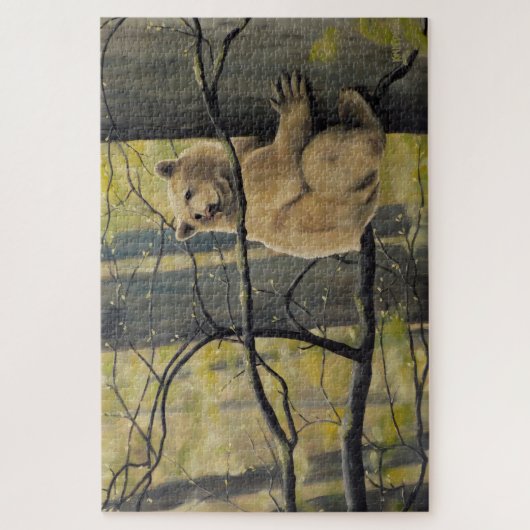 Canada Art Puzzles - Kermode Bear Forest Puzzles (Vertical)