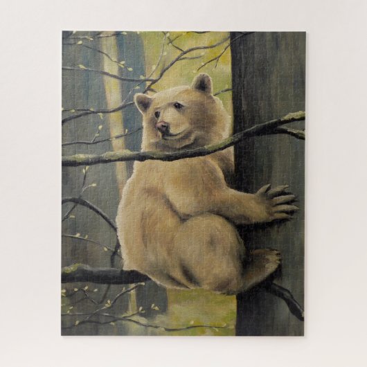 Canada Art Puzzles - Kermode Bear Forest Puzzles (Vertical)