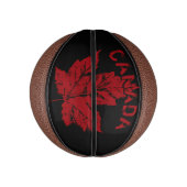 Canada Basketball Cool Retro Maple Leaf Gifts Basketbal (Verticaal)