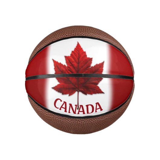 Canada Basketball Custom Canada Maple Leaf Gifts Basketbal (Voorkant)