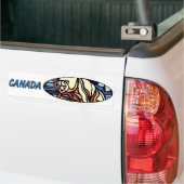 Canada Beer Bumpersticker Canada Wildlife Gifts (Op Truck)