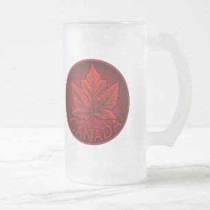 Canada Beer Mok Canada Maple Leaf Souvenir Glasses