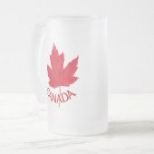 Canada Beer Mug Canada Maple Leaf Souvenir lunette (Devant gauche)