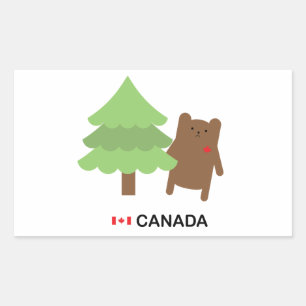 Canada Beer Rechthoekige Sticker