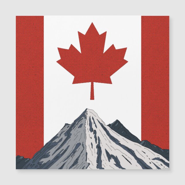 Canada Berg Reisposter (Voorkant)