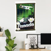 Canada berg reisposter poster (Thuiskantoor)