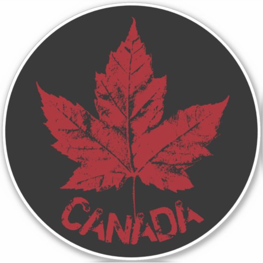 Canada besluit de Aangepaste Stickers van Canada (Voorkant)