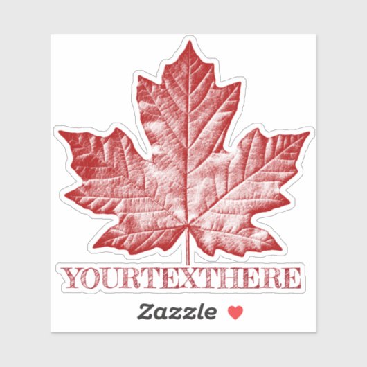 Canada besluit de Aangepaste Stickers van Canada (Vel)