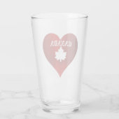CANADA BIER GLAS (Achterkant)