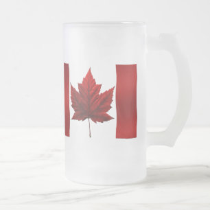 Canada Biermok Canada Vlag Souvenir Glazen Matglas Bierpul