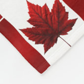 Canada Blanket Canada Flag Souvenir Fleece Blanket (Hoek)