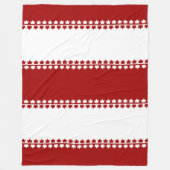 Canada Blanket Canada Flag Souvenir Fleece Blanket (Voorkant)