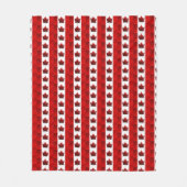 Canada Blanket Canada Flag Souvenir Fleece Blanket (Voorkant)