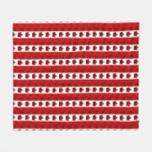 Canada Blanket Canada Flag Souvenir Fleece Blanket (Voorkant (Horizontaal))