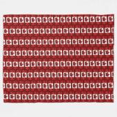Canada Blanket Canada Flag Souvenir Fleece Blanket (Voorkant (Horizontaal))
