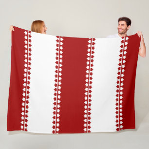 Canada Blanket Canada Flag Souvenir Fleece Blanket Deken