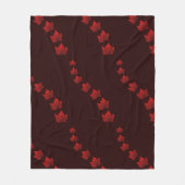 Canada Blanket Canada Flag Souvenir Fleece Blanket Deken (Voorkant)
