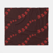 Canada Blanket Canada Flag Souvenir Fleece Blanket Deken (Voorkant (Horizontaal))