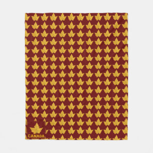 Canada Blanket Canada Maple Leaf Souvenir Blanket Fleece Deken