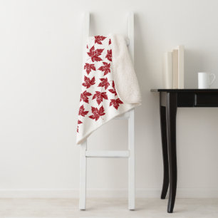 Canada Blanket Canada Maple Leaf Throw Blankets Bl