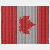 Canada Blanket Canada Souvenir Fleece Blanket (Voorkant (Horizontaal))