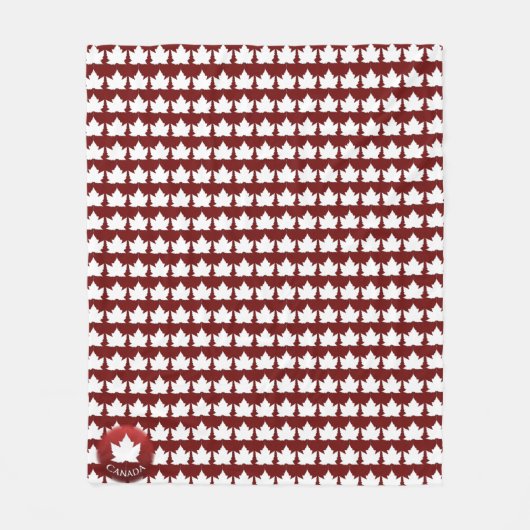 Canada Blanket Canada Souvenir Fleece Blanket Deken (Voorkant)