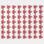 Canada Blanket Cool Canada Souvenir Fleece Blanket (Voorkant (Horizontaal))