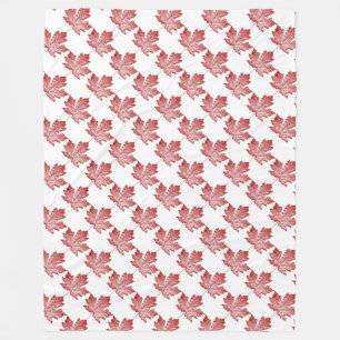 Canada Blanket Cool Canada Souvenir Fleece Blanket