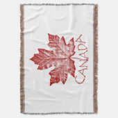 Canada Blanket Cool Canada Souvenir Throw Blanket Deken (Voorkant Verticaal)
