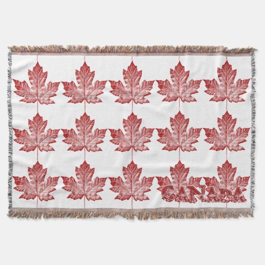 Canada Blanket Cool Canada Souvenir Throw Blanket Deken (Voorkant)