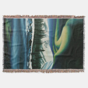 Canada Blanket Yukon Landscape Souvenir Throw Deken