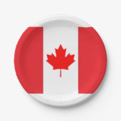 Canada Bord vlaggenpapier (Voorkant)
