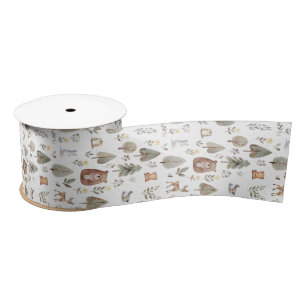 Canada bosdieren & bosbomen aquarel lint