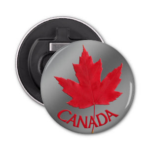 Canada Bottle Open Canada Maple Leaf Souvenirs Button Flesopener