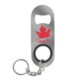 Canada Bottle Open Canada Maple Leaf Souvenirs Mini Flessenopener (Voorkant)