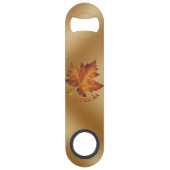 Canada Bottle Open Canada Maple Leaf Souvenirs Speed Flessenopener (Voorkant)