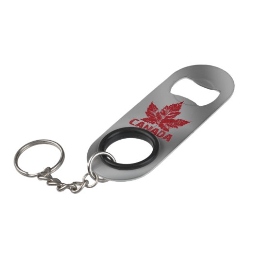 Canada Bottle Open Custom Cool Canada Souvenirs Mini Flessenopener (Voorkant Gekanteld)