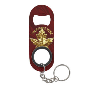 Canada Bottle Open Custom Gold Canada Souvenirs Mini Flessenopener
