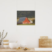 CANADA, British Columbia, Enderby. Rode Barn / Poster (Keuken)
