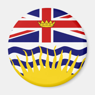 Canada British Columbia Flag Magneet