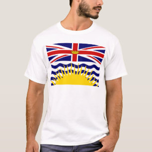 Canada British Columbia Flag T-shirt