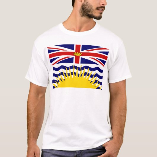 Canada British Columbia Flag T-shirt (Voorkant)