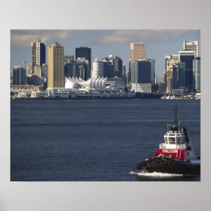 Canada, British Columbia, Vancouver. centrum Poster