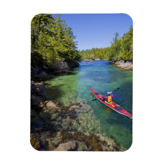 Canada, British Columbia, Vancouver Island. Zee Magneet (Verticaal)